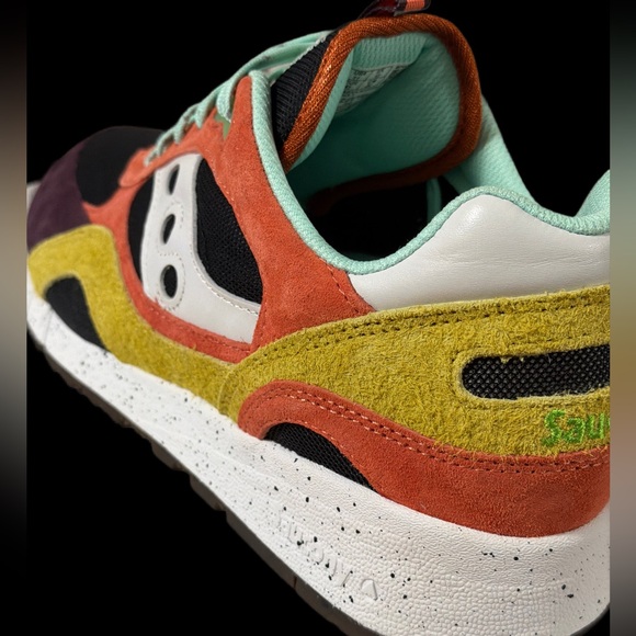 Saucony multicolor suede and mesh Lifestyle runner Men’s Size 11 🔥NEW🔥 - Picture 10 of 11
